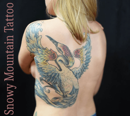 Blackwork tattoo by Q